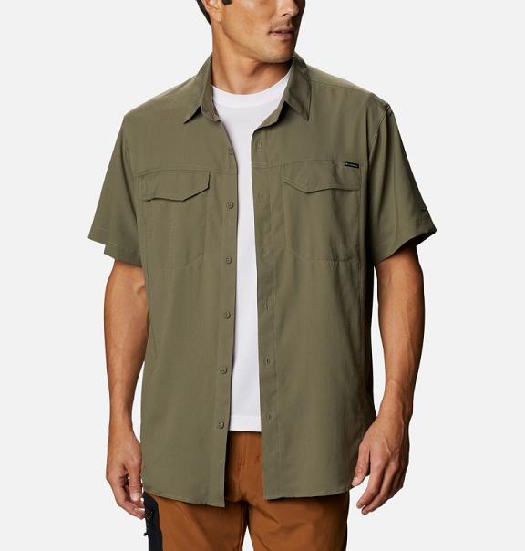 Columbia Silver Ridge Lite Shirts Men Green USA (US1396215)